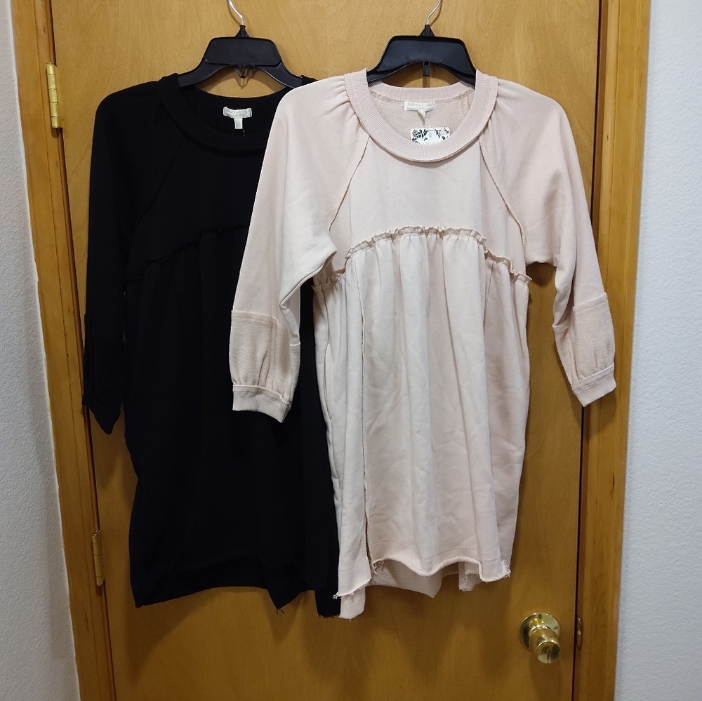 NWT L(14) Frayed Seam Babydoll Dresses Firm Price *Flaw